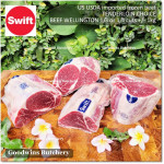 Beef Eye Fillet Mignon Has Dalam TENDERLOIN frozen USDA US choice SWIFT wellington 1/3 cuts +/- 1.2kg (price/kg)
